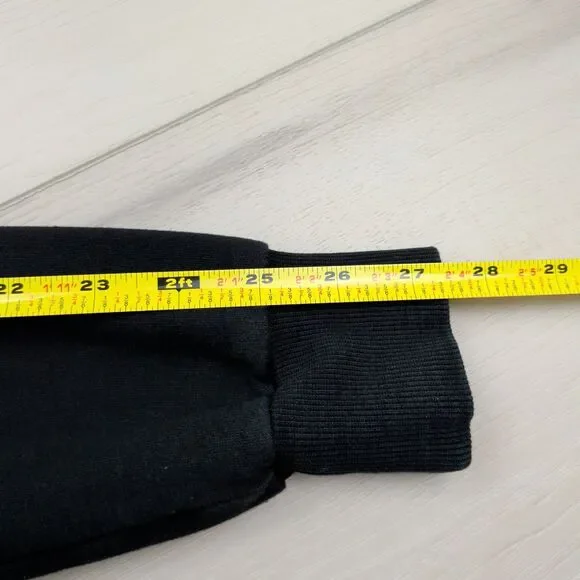 Gymshark Hoodie‎ Pullover Womens Medium Black Workout Gym Activewear Athleisure - Picture 9 of 10